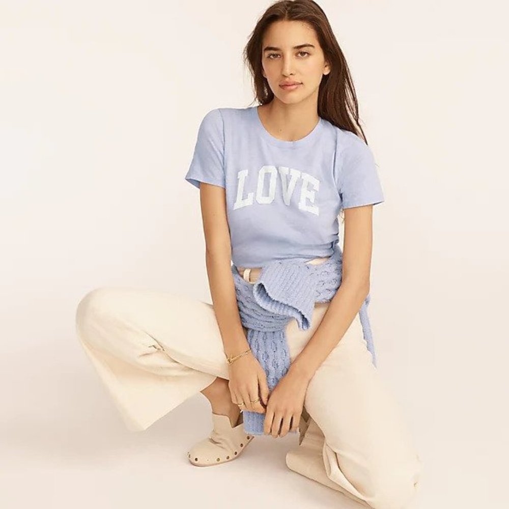 Vintage Cotton "Love" Crewneck T-Shirt